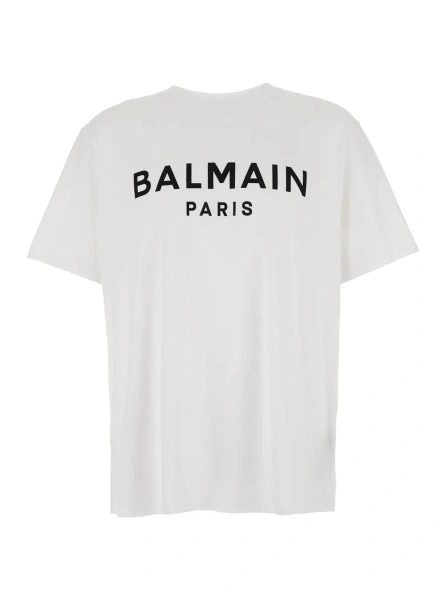 Tricou Balmain alb din bumbac