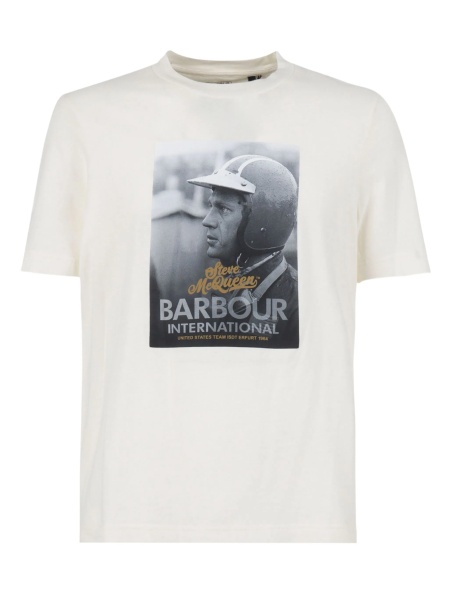 Tricou Barbour alb