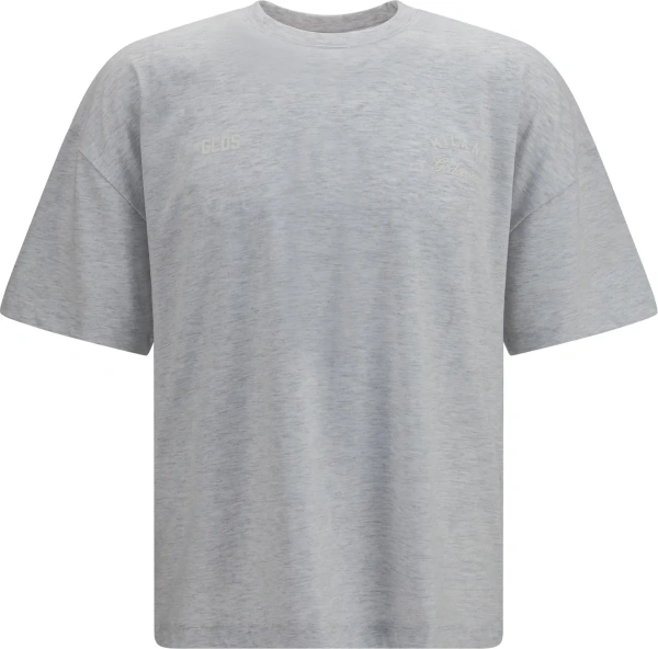 Tricou Cotton crewneck T-shirt with back logo