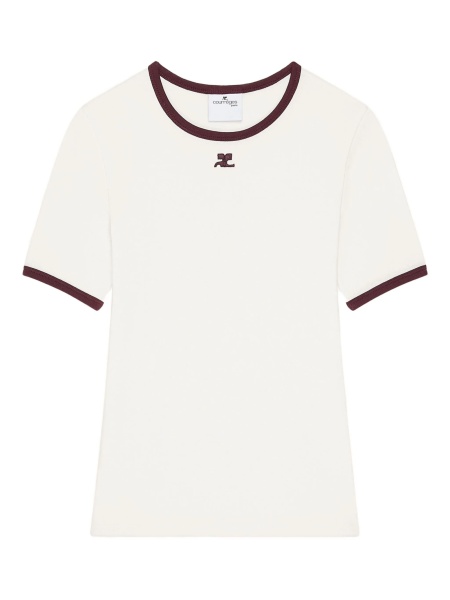Tricou COURRÈGES alb