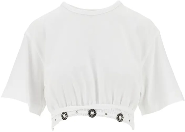 Tricou Cropped T-shirt with texan details