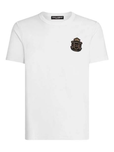 Tricou Dolce & Gabbana alb din bumbac