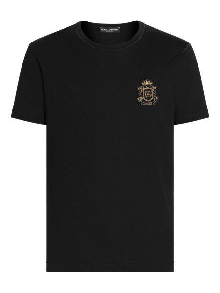 Tricou Dolce & Gabbana negru din bumbac