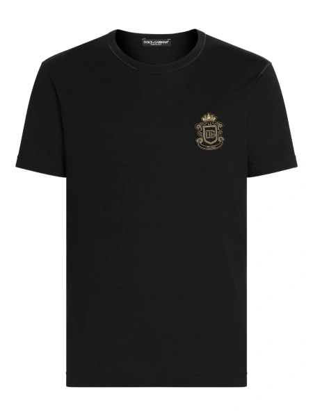 Tricou Dolce & Gabbana negru din bumbac