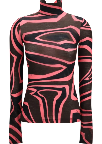 Tricou Fiammato Wool Jersey Top