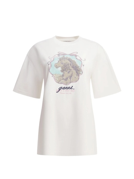 Tricou Ganni neutru