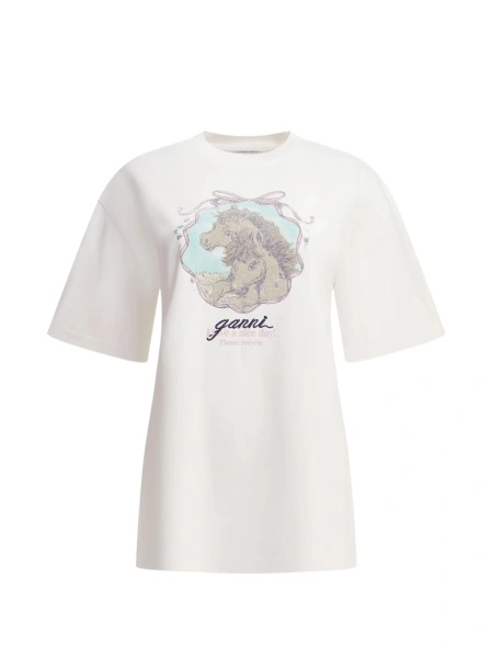 Tricou Ganni neutru
