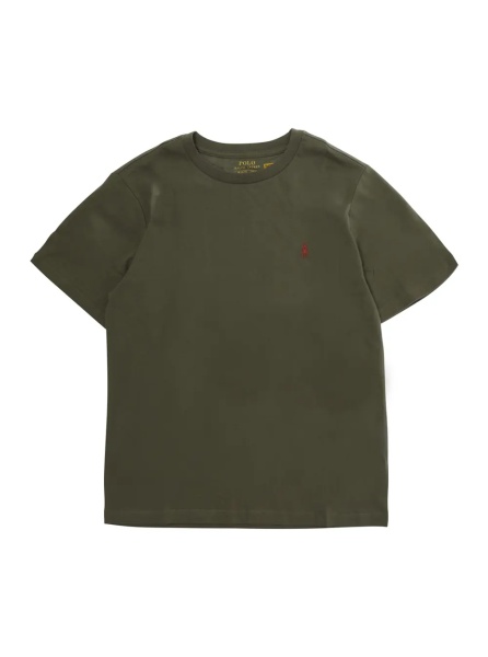 Tricou Green T-shirt with Pony Logo on the Front in Cotton for Boy
