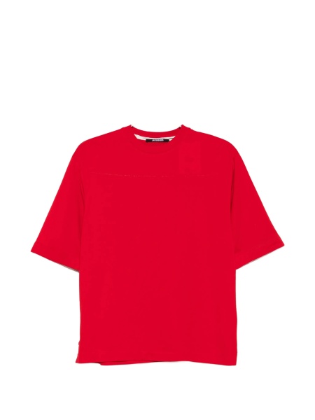 Tricou JACQUEMUS Rond Carré rosu