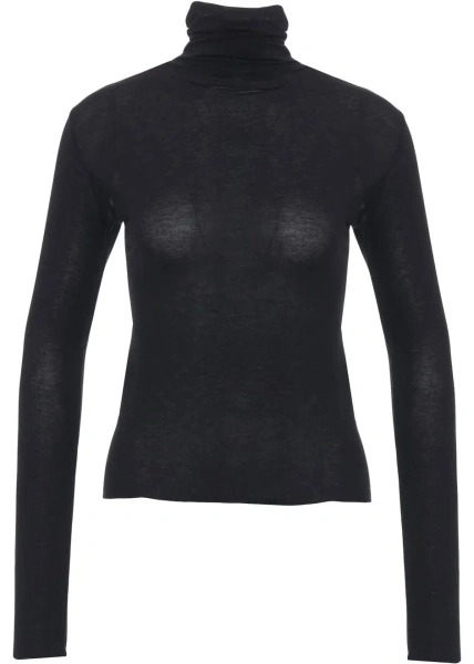 Tricou Kaos negru din casmir