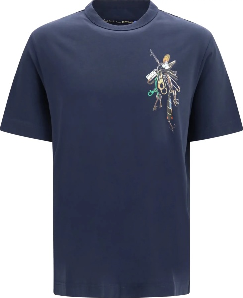 Tricou Key Barbour x Paul Smith T-shirt