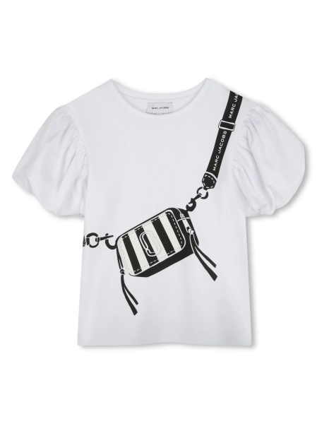 Tricou Marc Jacobs alb din bumbac