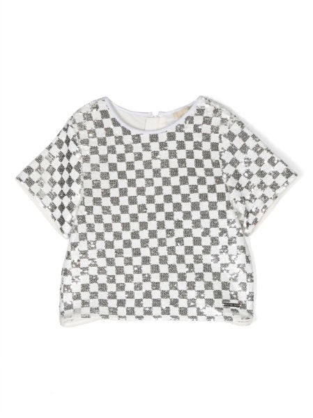 Tricou Michael Kors gri din polyester