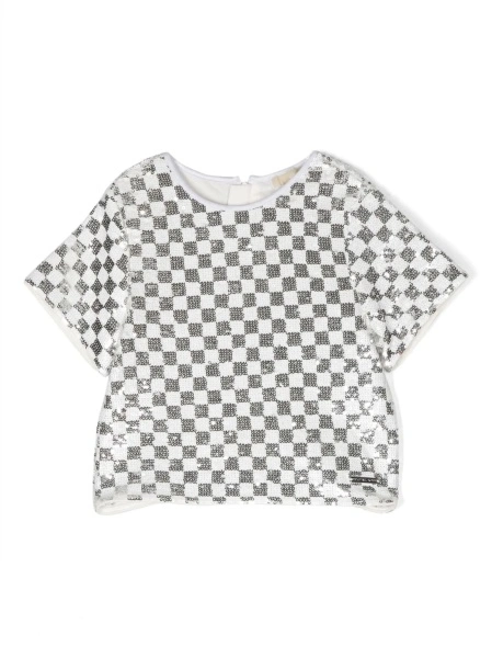Tricou Michael Kors gri din polyester