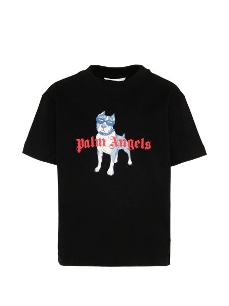 Tricou Palm Angels negru din bumbac