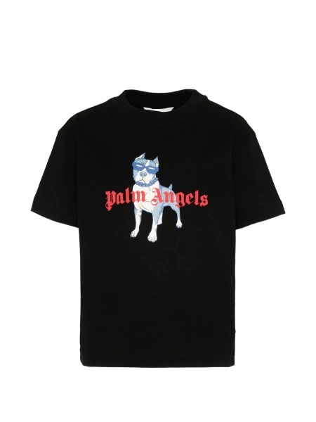 Tricou Palm Angels negru din bumbac