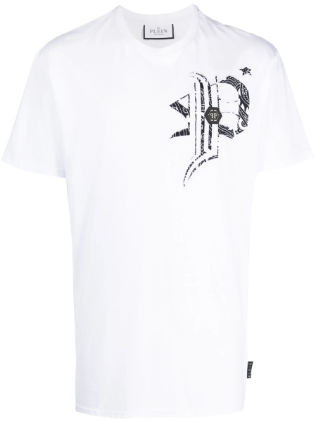Tricou Philipp Plein alb
