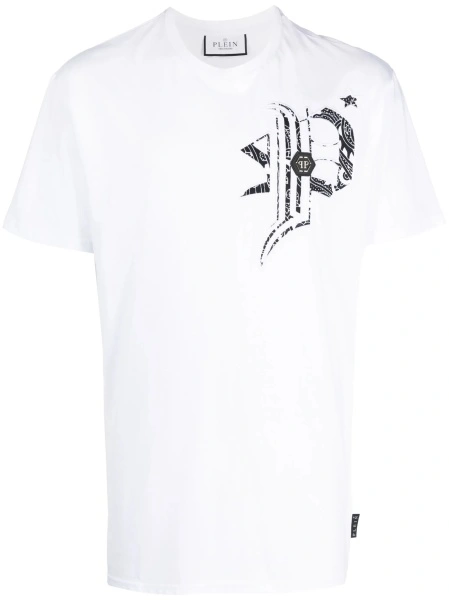 Tricou Philipp Plein alb