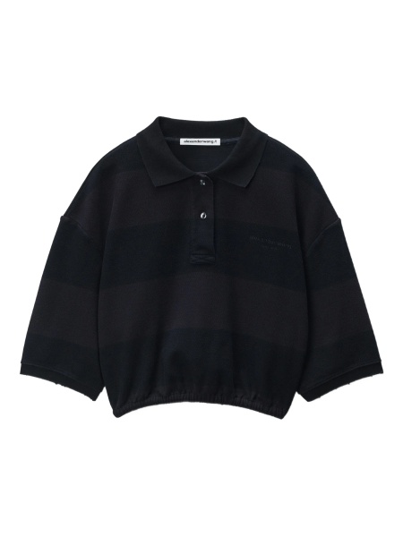 Tricou Polo Alexander Wang negru