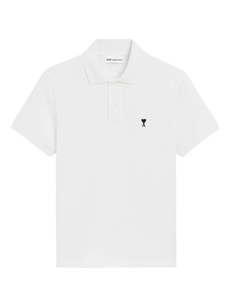 Tricou Polo AMI Paris alb