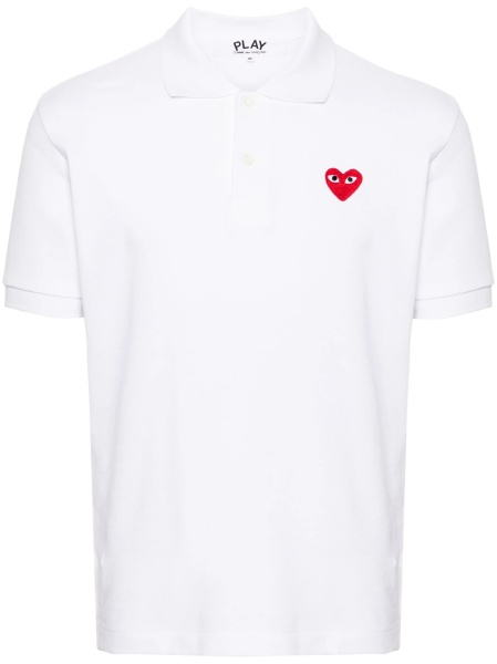 Tricou Polo Comme des Garçons alb