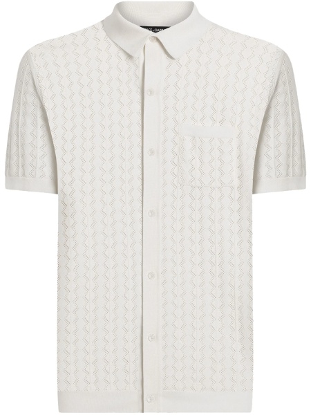 Tricou Polo Dolce & Gabbana alb