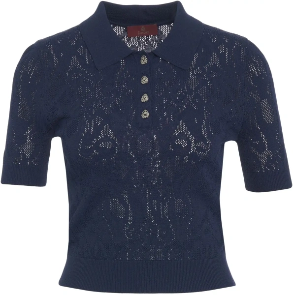 Tricou polo Dondup albastru