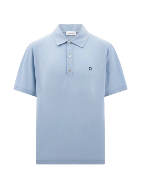 Tricou Polo Ferragamo albastru
