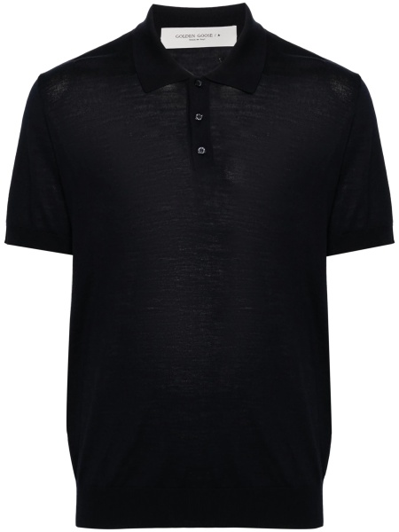 Tricou Polo Golden Goose albastru