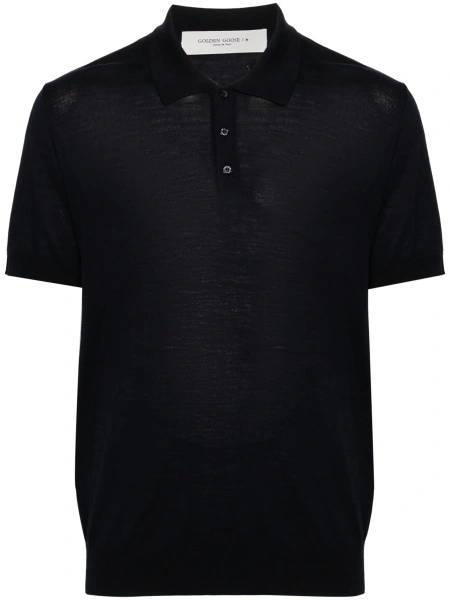 Tricou Polo Golden Goose albastru