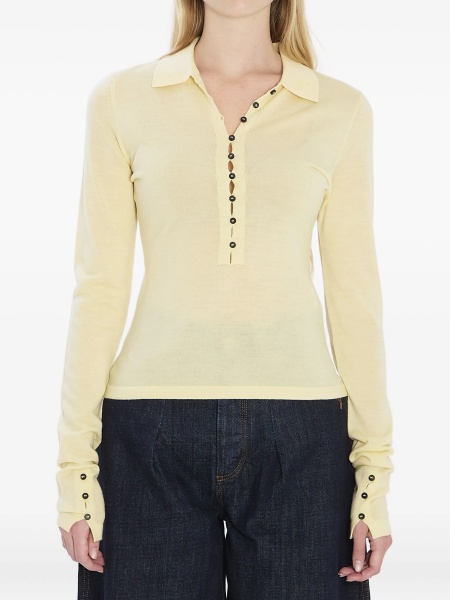 Tricou Polo JACQUEMUS galben
