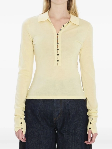 Tricou Polo JACQUEMUS galben