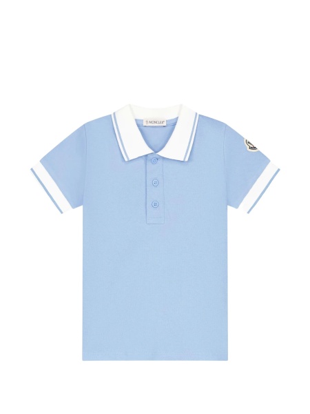 Tricou Polo Moncler albastru
