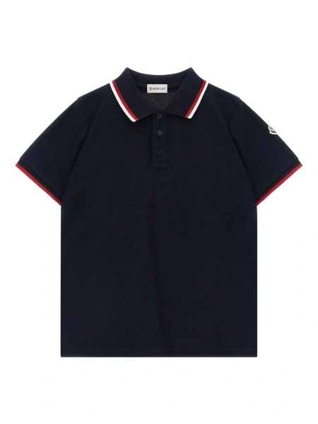 Tricou Polo Moncler albastru