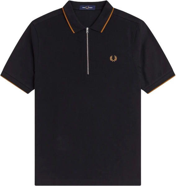 Tricou Polo Polo Con Zip E Logo