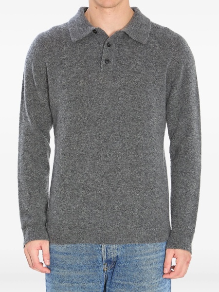 Tricou Polo Roberto Collina gri