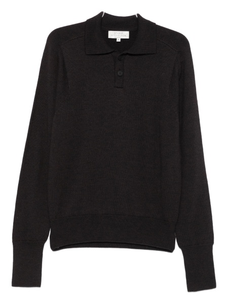 Tricou Polo STUDIO NICHOLSON maro