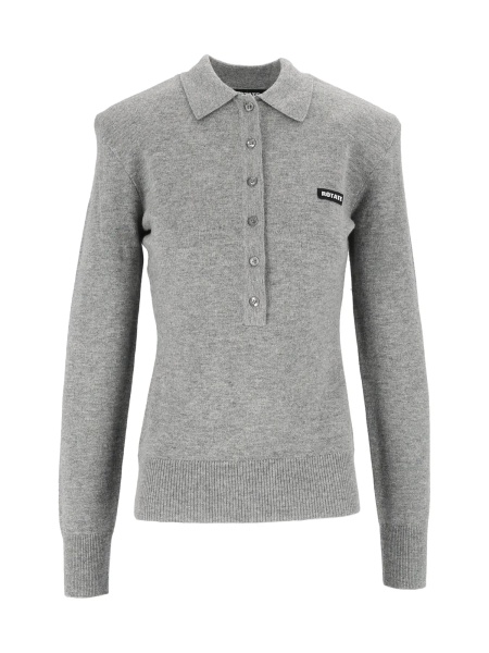 Tricou Polo WOOL LONGLEEVE POLO Frost Gray (Regular fit)
