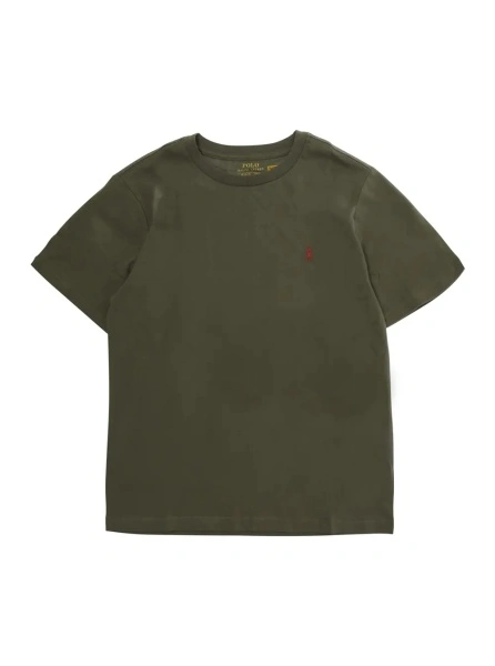 Tricou Ralph Lauren verde din bumbac
