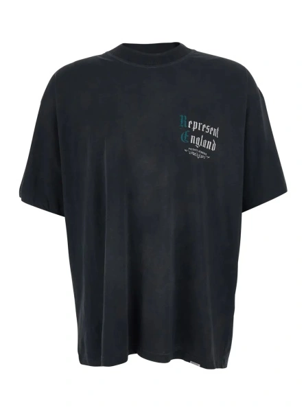 Tricou REPRESENT negru din bumbac