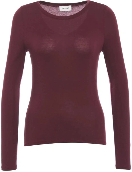 Tricou Soft Goat rosu din casmir