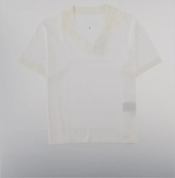 Tricou T-Shirt "Taped" Con Scollo A V