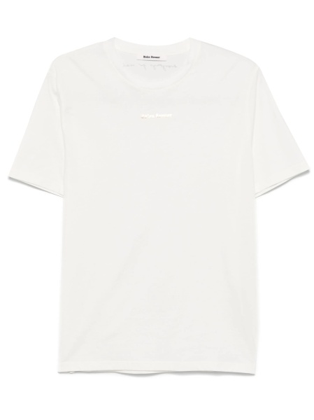 Tricou WALES BONNER alb din bumbac organic