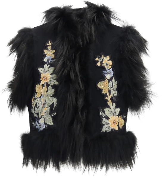 Vesta GILET PANNO + FLORAL