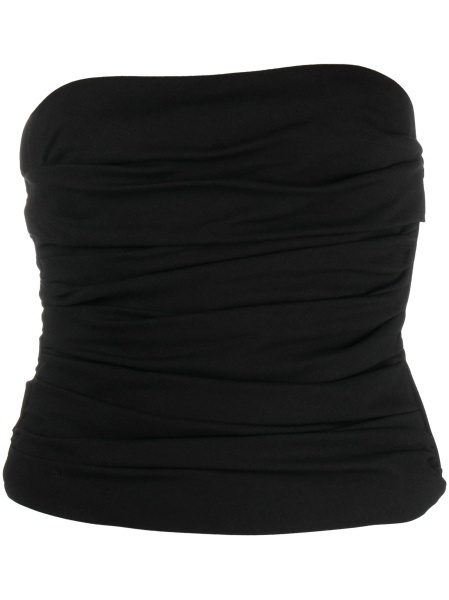 Vesta MOSCHINO JEANS neagra din vascoza si acetat