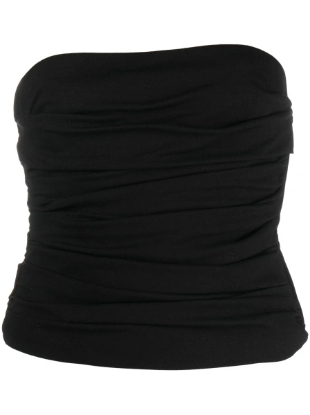 Vesta MOSCHINO JEANS neagra din vascoza si acetat