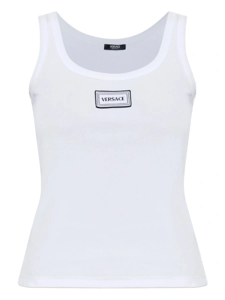 Vesta Versace alba din bumbac