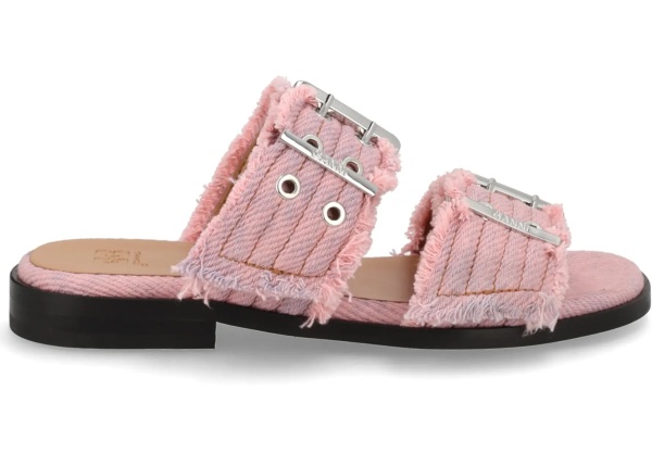 Balerini Denim Sandal With Bangs
