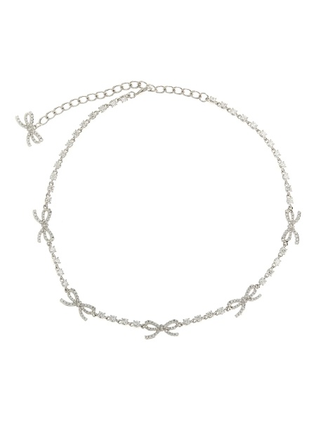 Bijuterii Necklace with bows and crystals