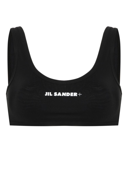 Bikini Jil Sander negri din poliamida si spandex/elastan